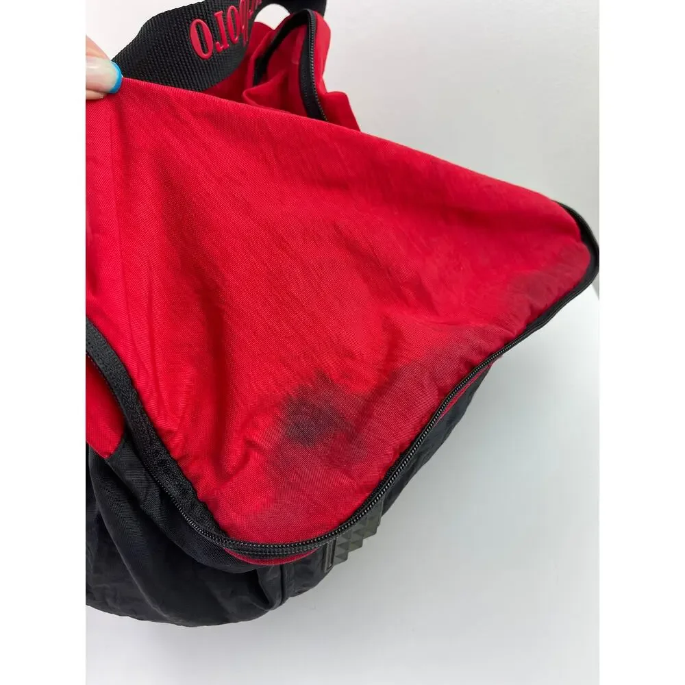 Vintage MARLBORO Red Black Duffle Bag Strap +Removable Backpack Memorabilia RARE